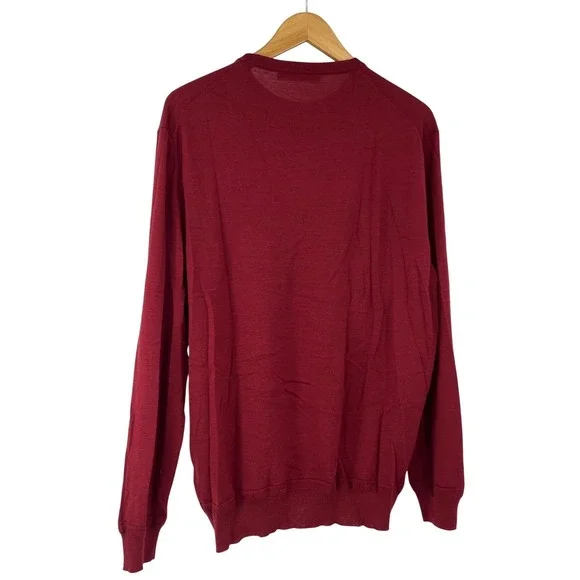 Ermenegildo Zegna Mens Wool Cashmere Crewneck Sweater XL 54 lightweight